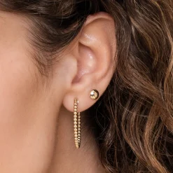 Gabriel & Co. 14K Yellow Gold Classic Hoop Earrings 30mm-Bujukan