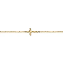 Clearance Gabriel & Co. 14K Yellow Gold Cross Bracelet-Bujukan