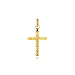 Hot Gabriel & Co. 14K Yellow Gold Cross Pendant