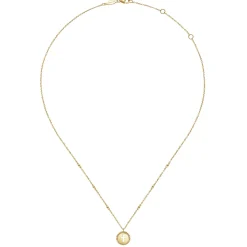 Best Gabriel & Co. 14K Yellow Gold Cross Pendant Necklace-Bujukan