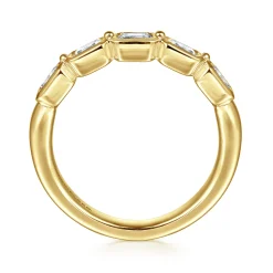 Clearance Gabriel & Co. 14K Yellow Gold Diamond Anniversary Band - 0.8 ct