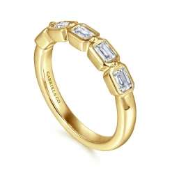 Clearance Gabriel & Co. 14K Yellow Gold Diamond Anniversary Band - 0.8 ct