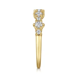 Clearance Gabriel & Co. 14K Yellow Gold Diamond Anniversary Band - 0.5 ct