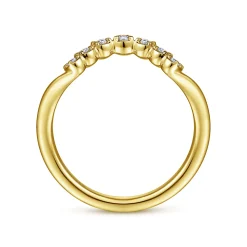Outlet Gabriel & Co. 14K Yellow Gold Diamond Anniversary Band - 0.2 ct