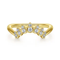 Outlet Gabriel & Co. 14K Yellow Gold Diamond Anniversary Band - 0.2 ct