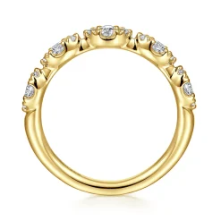 Discount Gabriel & Co. 14K Yellow Gold Diamond Anniversary Band - 0.37 ct