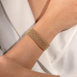 Clearance Gabriel & Co. 14K Yellow Gold Diamond Bangle