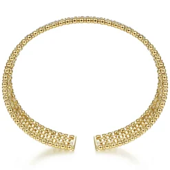 Clearance Gabriel & Co. 14K Yellow Gold Diamond Bangle