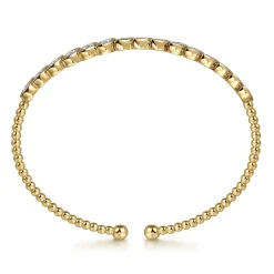 Discount Gabriel & Co. 14K Yellow Gold Diamond Bangle