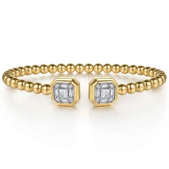Discount Gabriel & Co. 14K Yellow Gold Diamond Bangle