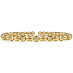 Online Gabriel & Co. 14K Yellow Gold Diamond Bangle