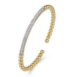 Outlet Gabriel & Co. 14K Yellow Gold Diamond Bangle
