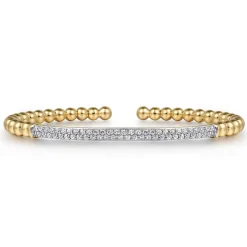 Outlet Gabriel & Co. 14K Yellow Gold Diamond Bangle