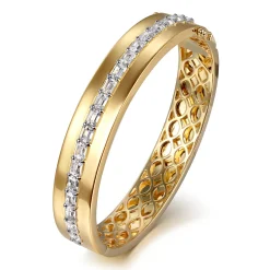Online Gabriel & Co. 18K Yellow Gold Diamond Bangle