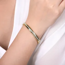 Outlet Gabriel & Co. 14K Yellow Gold Diamond Bangle