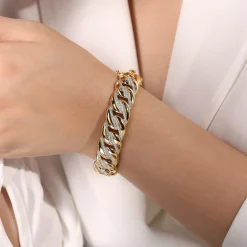 Discount Gabriel & Co. 14K Yellow Gold Diamond Bangle