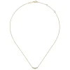 Hot Gabriel & Co. 14K Yellow Gold Diamond Bar Necklace 0.1ct