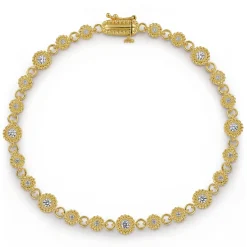 Discount Gabriel & Co. 14K Yellow Gold Diamond Bujukan Tennis Bracelet