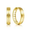 Gabriel & Co. 14K Yellow Gold Diamond Chevron Earrings