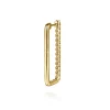 Online Gabriel & Co. 14K Yellow Gold Diamond Classic Paperclip Hoop Earrings