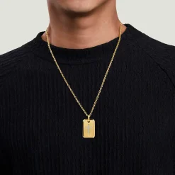 Outlet Gabriel & Co. 14K Yellow Gold Diamond Cross Pendant