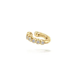 Outlet Gabriel & Co. 14K Yellow Gold Diamond Cuff Earring