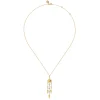 Sale Gabriel & Co. 14K Yellow Gold Diamond Drop Chandelier Necklace
