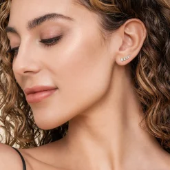 Gabriel & Co. 14K Yellow Gold Diamond Ear Climber Earrings