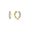 Online Gabriel & Co. 14K Yellow Gold Diamond Huggie Earrings 10mm