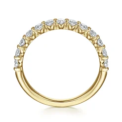 Gabriel & Co. 14K Yellow Gold Diamond Ladies Ring