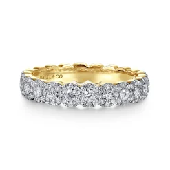 Sale Gabriel & Co. 14K Yellow Gold Diamond Ladies Ring