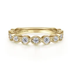 Online Gabriel & Co. 14K Yellow Gold Diamond Ladies Ring