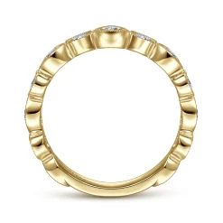 Online Gabriel & Co. 14K Yellow Gold Diamond Ladies Ring