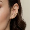 New Gabriel & Co. 14K Yellow Gold Diamond Lightning Bolt Stud Earrings