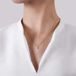 Clearance Gabriel & Co. 14K Yellow Gold Diamond Pendant Necklace