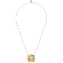 Gabriel & Co. 18K Yellow Gold Diamond Pendant Necklace