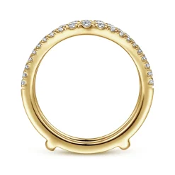 Hot Gabriel & Co. 14K Yellow Gold Diamond Ring Enhancer - 0.5 ct