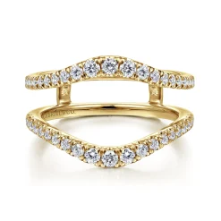 Hot Gabriel & Co. 14K Yellow Gold Diamond Ring Enhancer - 0.5 ct
