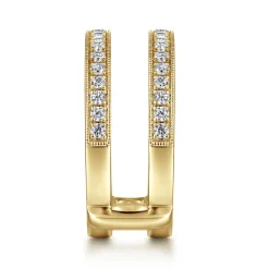 Sale Gabriel & Co. 14K Yellow Gold Diamond Ring Enhancer - 0.5 ct