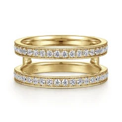 Sale Gabriel & Co. 14K Yellow Gold Diamond Ring Enhancer - 0.5 ct