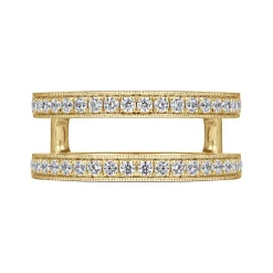 Sale Gabriel & Co. 14K Yellow Gold Diamond Ring Enhancer - 0.5 ct