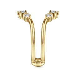 Discount Gabriel & Co. 14K Yellow Gold Diamond Ring Enhancer - 0.5 ct