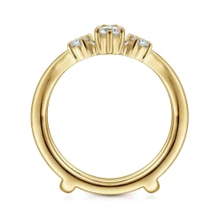 Discount Gabriel & Co. 14K Yellow Gold Diamond Ring Enhancer - 0.5 ct