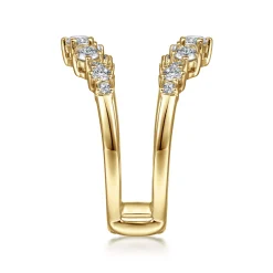 Hot Gabriel & Co. 14K Yellow Gold Diamond Ring Enhancer - 0.8 ct