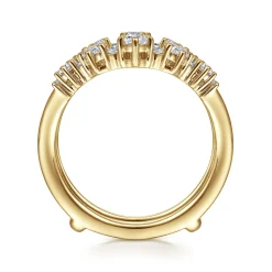 Hot Gabriel & Co. 14K Yellow Gold Diamond Ring Enhancer - 0.8 ct