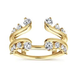 Online Gabriel & Co. 14K Yellow Gold Diamond Ring Enhancer - 0.8 ct