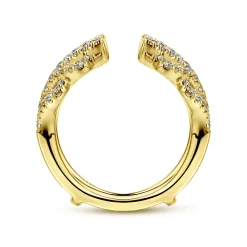 Discount Gabriel & Co. 14K Yellow Gold Diamond Ring Enhancer - 0.55 ct