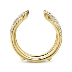 Hot Gabriel & Co. 14K Yellow Gold Diamond Ring Enhancer - 0.5 ct