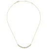 Gabriel & Co. 14K Yellow Gold Diamond Squares Necklace