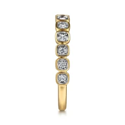 Clearance Gabriel & Co. 14K Yellow Gold Diamond Stackable Ring 0.2ct